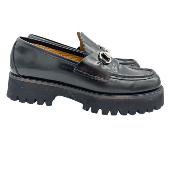 Gucci Leather Loafer with Horsebit Black Size 40 / 10 - Picture 7 of 13